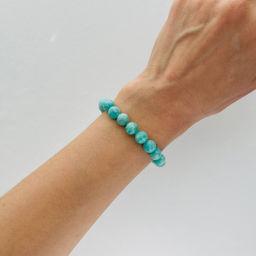 Браслет из Амазонита огранка 16 см