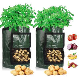 Цена за 2 шт. Сумка-мешок для выращивания овощей "Чудо рост" 35*45см D-34см