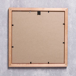 Фоторамка сосна с24 коричневая 25х25 см (пластиковый экран)