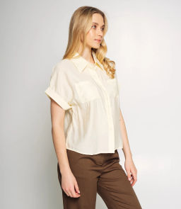 Рубашка #КТ807 (5), светло-жёлтый - Dommod фото 2