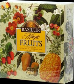 BASILUR. Волшебные фрукты. Ассорти карт.упаковка, 40 пак.