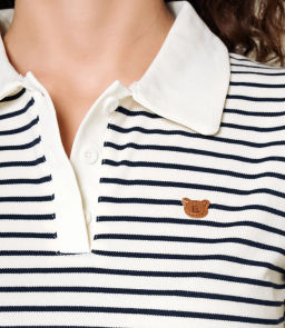 Футболка #КТ1002 (3), тёмно-синий, молочный