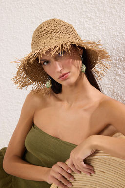 Bej Puskul Plaj Sapka TBESS25SP00000