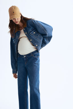 MAMA Before & After Straight Low Ankle Jeans - H&m фото 4