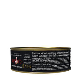 Паштет со свининой и шампиньонами Pate dello chef , 250г - Pate’ dello chef фото 2