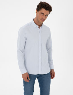 _ndigo Slim Fit _izgili Slim Fit G_mlek