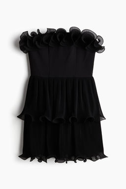 Vestido bandeau con volantes - H&m фото 7