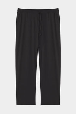 TRENDYOL MAN Siyah Buyuk Beden Yazl?k Dokumlu Genis Paca Pantolon TMNSS25AR00000 - Trendyolmilla фото 3