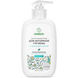 Натуральный гель для интимной гигиены Synergetic с молочной кислотой, 250 мл