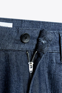 DENIM TROUSERS WITH DARTS - Zara фото 7