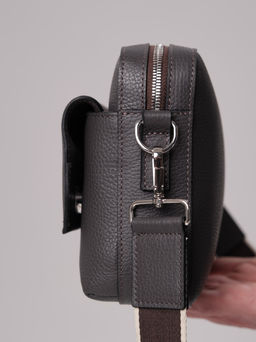 Мужская кожаная сумка Bora DBR 7113 темный лес фото 6