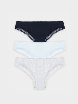 Трусы бразилиана женские в наборе, 3 шт - Mark formelle фото 9