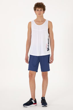 Erkek Regular Fit Bisiklet Yaka Beyaz Kolsuz Ti__rt Sepette S_rpriz _ndirim - U.s. polo assn фото 4