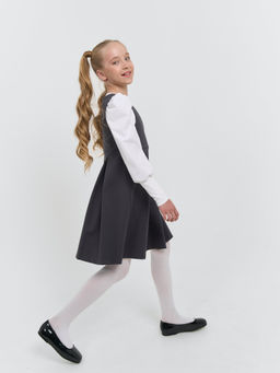 Сарафан приталенный Графит 7+ - Bungly фото 10