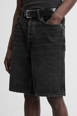 STRAIGHT-LEG DENIM BERMUDA SHORTS - Zara фото 25