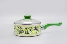 КОВШ ЭКСКЛЮЗИВ С БАКЕЛИТОВОЙ РУЧКОЙ БЕЗ КРЫШКИ ОЛИВА 1,65 л (16 см)