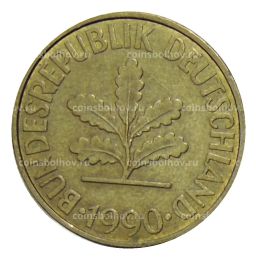 10 пфеннигов 1990 года F Германия