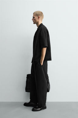 STRIPED TEXTURED SHIRT - Zara фото 4