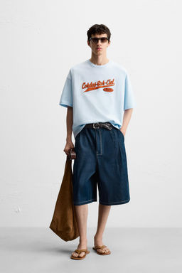 TOWELLING PATCH T-SHIRT