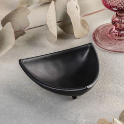 Соусник «Чёрный Восток», 90 мл, 10×10.5×4 см, пластик, чёрный