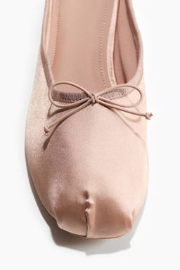 Ballet-inspired satin mules - H&m фото 5