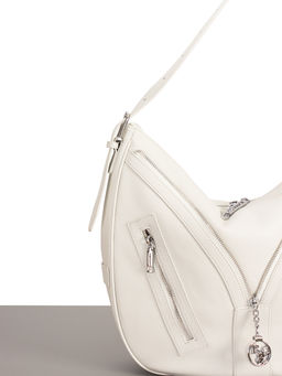 LACCOMA сумка Q3286-белый натуральная кожа хлопок  фото 5