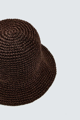 CROCHET BUCKET HAT - Zara фото 6