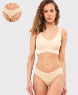 Трусы женские слипы Cherry Girl PJ001 нейлон белый размеры S, M, L, XL  фото 5