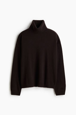 Jersey de cuello alto en cachemira