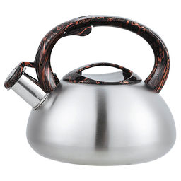 BE-0601 Чайник из нерж.стали 2.5л,со свистком,сатин(12)