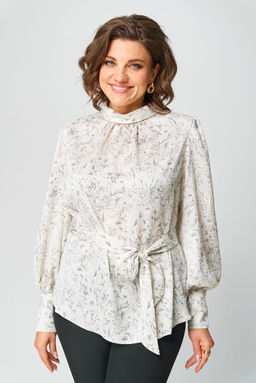 Блуза Svetlana Style 1734 молочный+принт