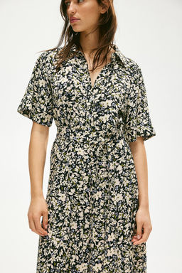 Vestido camisero con cinturon de anudar - H&m фото 19