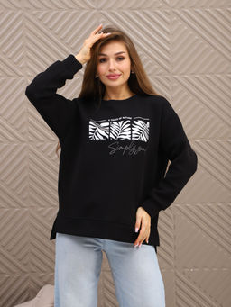 Свитшот женский Флёр черный