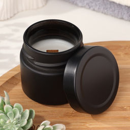 Ароматическая свеча в банке, 75 г, шафран, из соевого воска