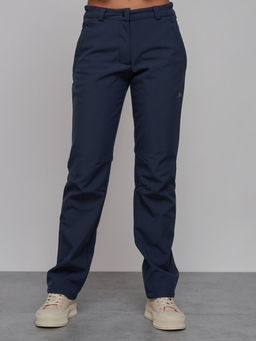 Брюки спортивные софтшелл MTFORCE женские синего цвета 2410S  фото 8