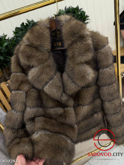 Шуба женская из искусственного меха