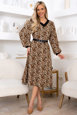 Платье Open Style 6763 коричневый