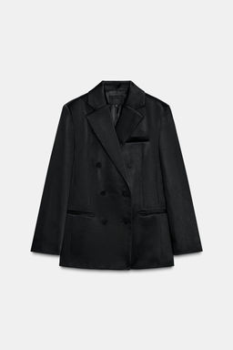 SATIN POCKET BLAZER - Zara фото 3