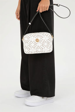 U. S. Polo Assn / Женская белая сумка через плечо - U.s. polo assn фото 2