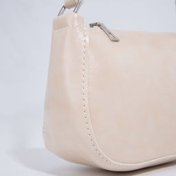 Сумка-багет на молнии, цвет бежевый - Simaland фото 4