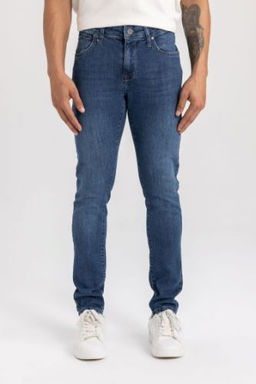 Carlo Skinny Fit Ekstra Dar Kal?p Normal Bel Ekstra Dar Paca Jean Pantolon