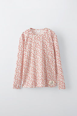 6-14 YEARS/ PYJAMAS WITH FLORAL PRINT - Zara фото 2