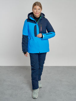 Горнолыжный костюм женский зимний синего цвета 03307S - Chunmai фото 6