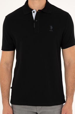 U. S. Polo Assn / Мужская черная базовая футболка - U.s. polo assn фото 6
