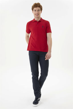 U. S. Polo Assn / Мужская красная базовая футболка - U.s. polo assn фото 4