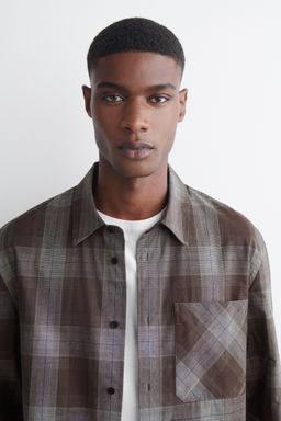 CAMISA DE CUADROS DE ALGOD?N CEPILLADO - H&m фото 3