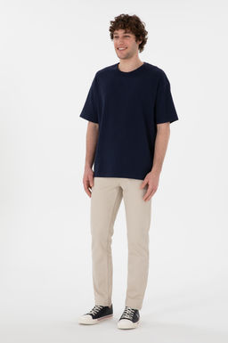 Erkek Comfort Fit Bisiklet Yaka Lacivert Jakarl_ _nterlok Ti__rt Sepette S_rpriz _ndirim - U.s. polo assn фото 4
