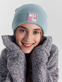 Шапка детская мятная с нашивкой - Mark formelle фото 6