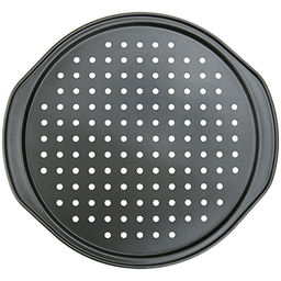 Форма для выпечки с тефлоновым покрытием 35,5х33,5см, h1,5см, с перфорацией (Китай)