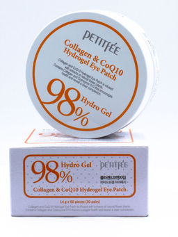 PETITFEE - ПАТЧИ ГИДРОГЕЛЕВЫЕ ДЛЯ ГЛАЗ С КОЭНЗИМОМ COLLAGEN & CO Q10 HYDROGEL EYE PATCH, 60 ШТ.  фото 2